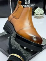 Black Leather Chelsea Boots