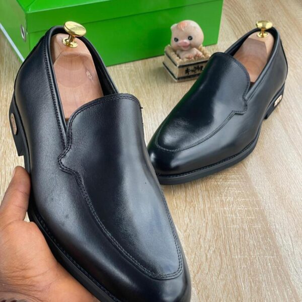 Black Polished Men’s Loafers