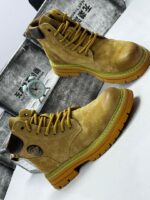 Black Suede Motorcycle Boots