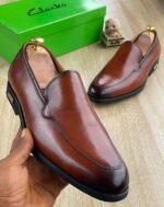Brown Polished Men’s Loafers