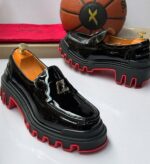 CL Monogram Silver Logo Red Lug Sole