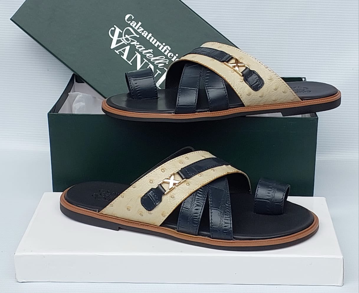 Calzaturifici Fratelli Vanni Italian Leather Slippers Calzaturifici Fratelli Vanni Italian Leather Slippers