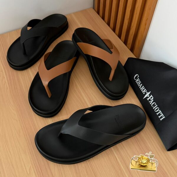 Cesare Paciotti Thick Sole Flip-Flops