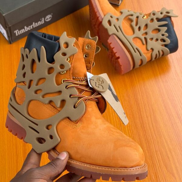 Customized Timberland Wheat Nubuck Boots
