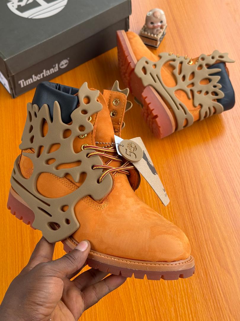 Customized Timberland Wheat Nubuck Boots Customized Timberland Wheat Nubuck Boots