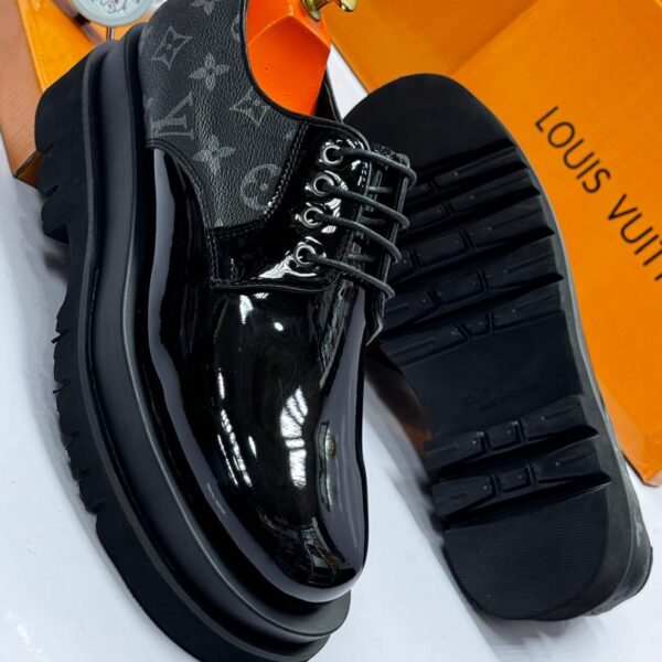 Derby Shoes with Monogram Canvas