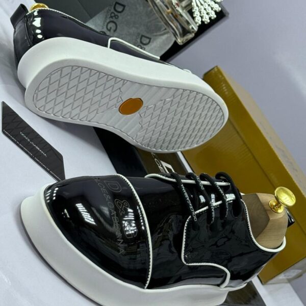 Dolce & Gabbana Chunky Patent Leather Sneakers