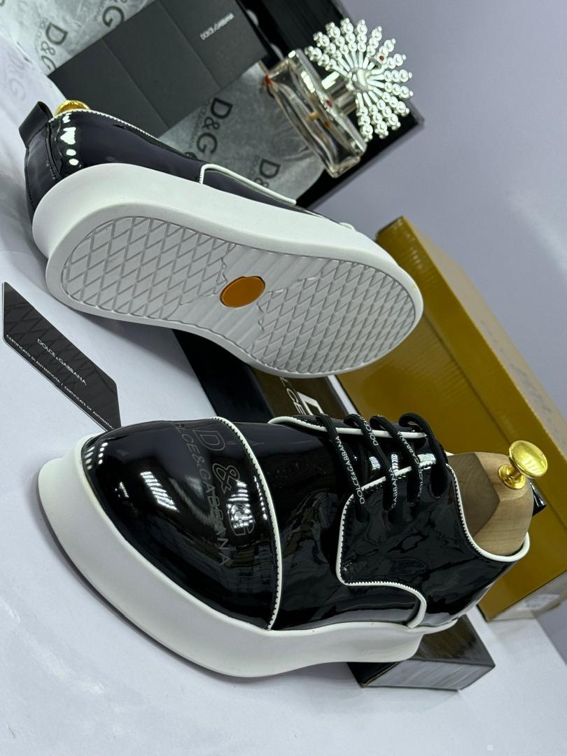 Dolce & Gabbana Chunky Patent Leather Sneakers Dolce & Gabbana Chunky Patent Leather Sneakers