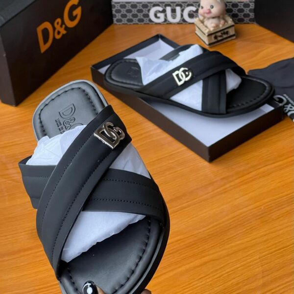Dolce & Gabbana Crisscross Leather Sandals