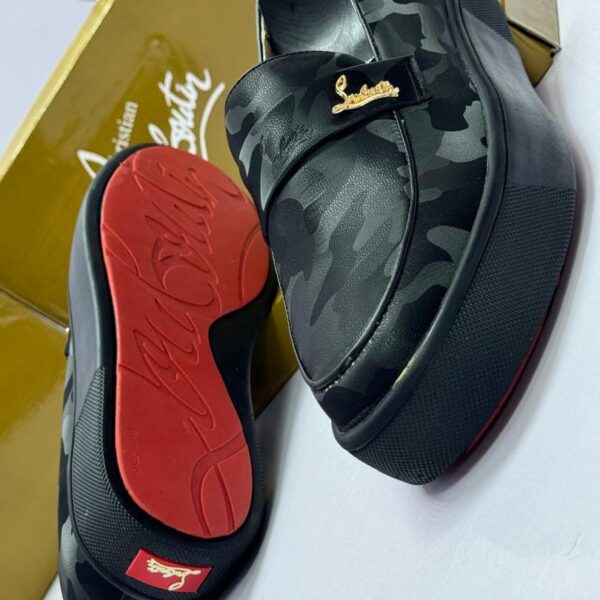 Evaristus Ikpa Black Camouflage Loafers
