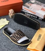 Fendi FF-Logo Printed Men’s Slides