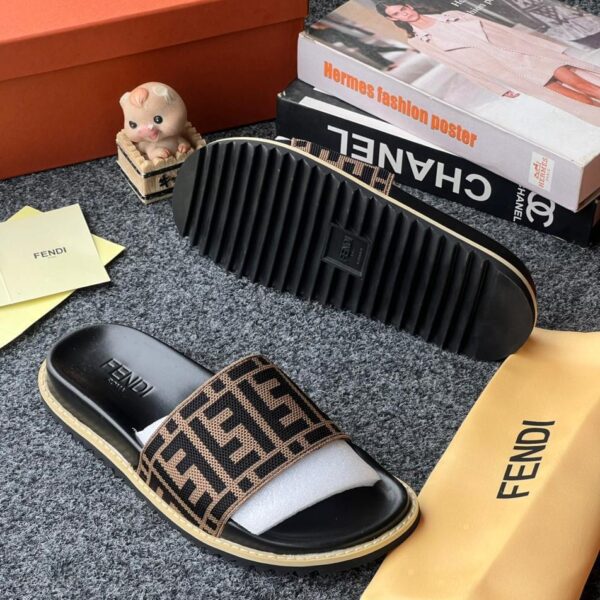 Fendi FF-Logo Printed Men’s Slides