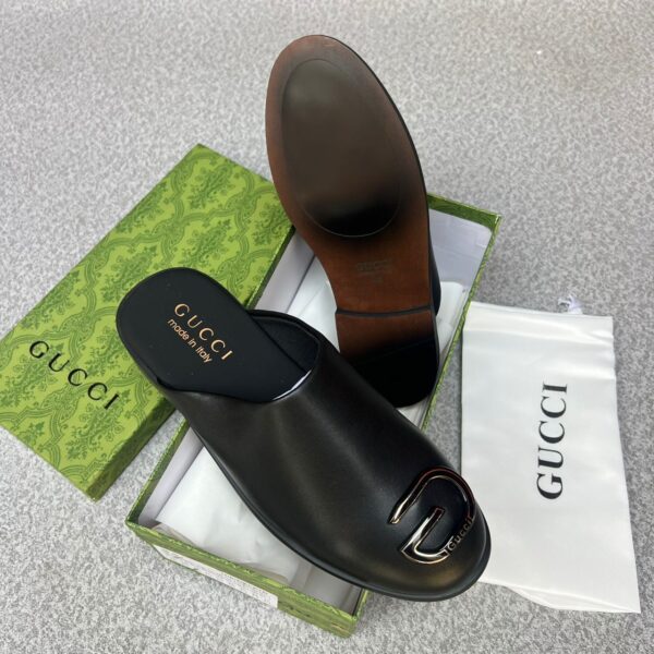 Gucci Black Half Shoes