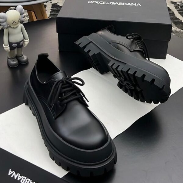 Hi Trekking Leather Derby Shoes