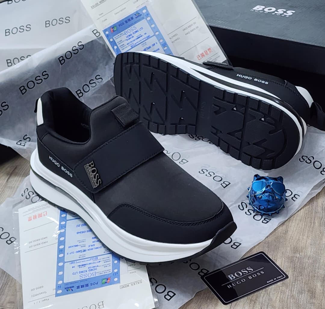 Hugo Boss Black Strap Sneakers Hugo Boss Black Strap Sneakers
