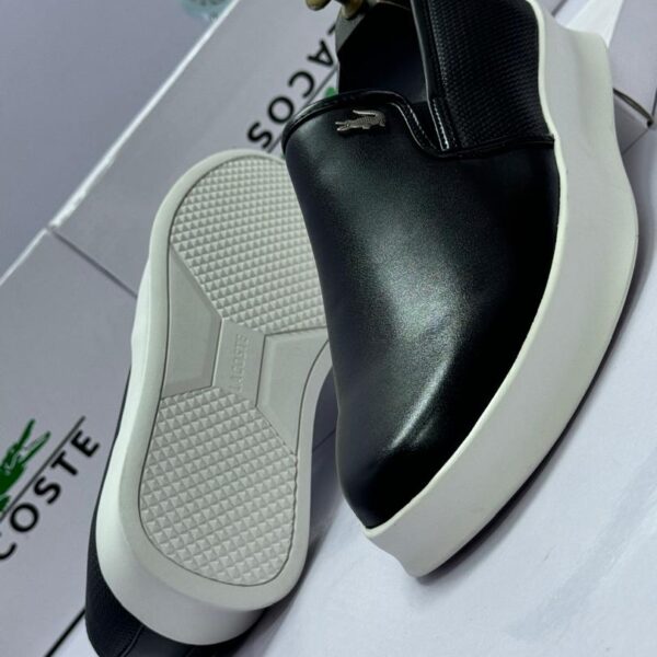 Lacoste Chunky Leather Slip-On Loafers