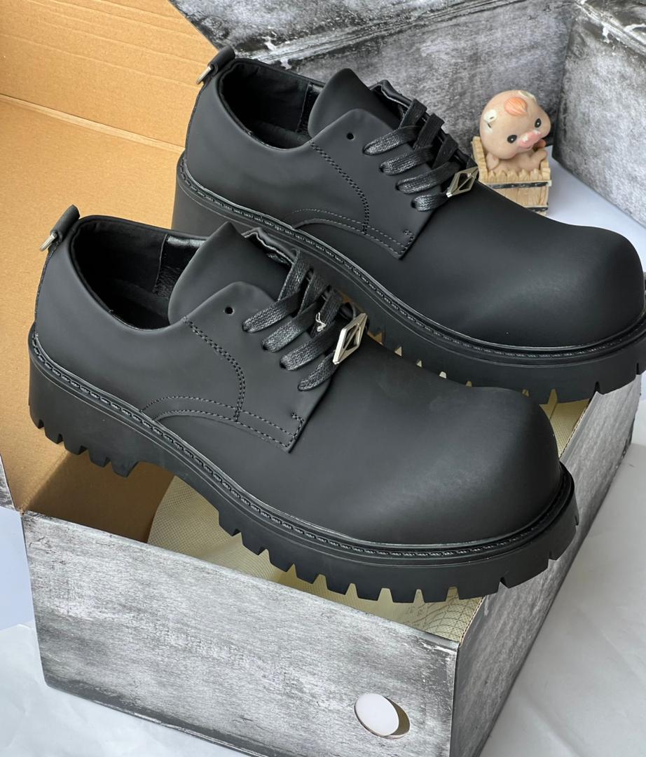 Matte Black Platform Dress Shoes Matte Black Platform Dress Shoes