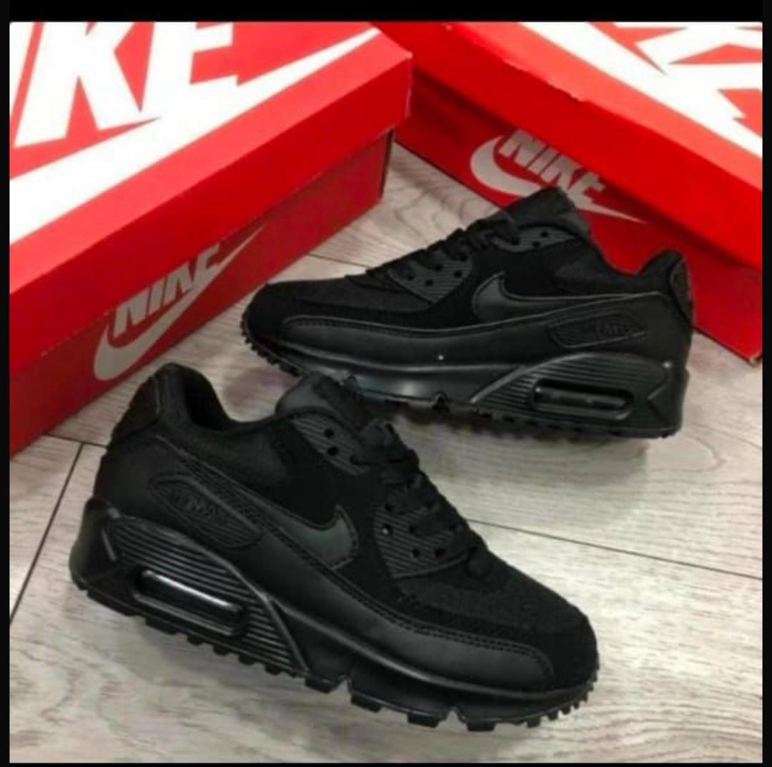 Nike Air Max 90 Sneakers in All-Black Nike Air Max 90 Sneakers in All-Black