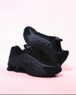 Nike Shox R4 Sneakers in All-Black