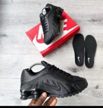 Nike Shox R4 Sneakers in All-Black