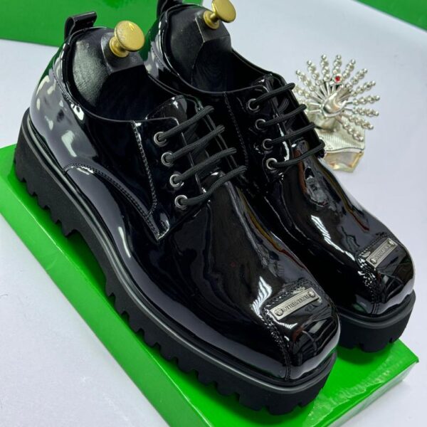 Patent Leather Derby Shoes