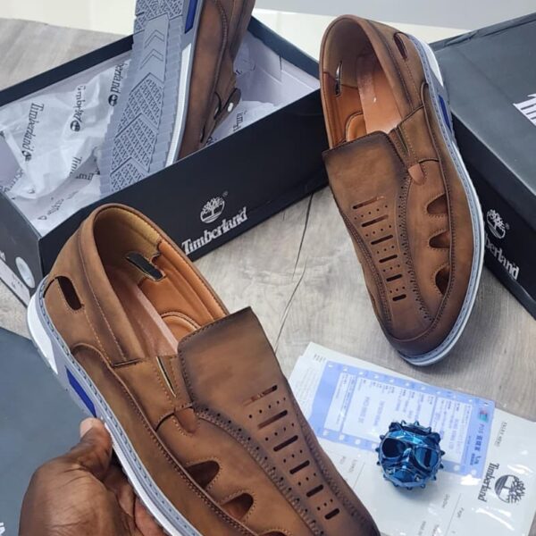 Timberland Brown Slip-On Sandals