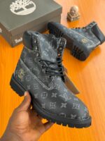 Timberland Grey Suede Boots - Image 3