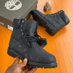 Timberland Grey Suede Boots - Image 4