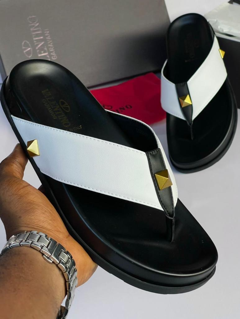 Valentino Garavani Men’s Flip-Flop Slippers Valentino Garavani Men’s Flip-Flop Slippers