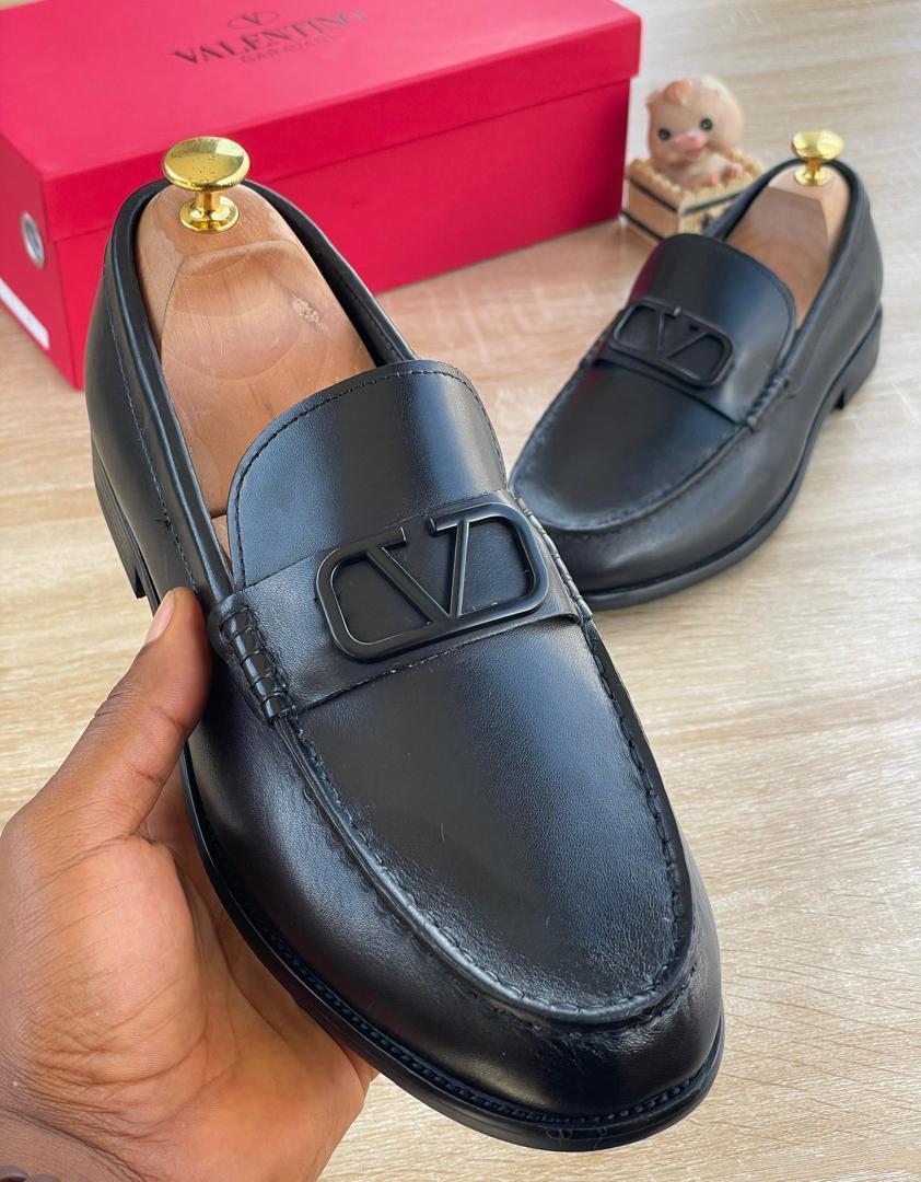 Valentino Garavani VLogo Leather Loafers Valentino Garavani VLogo Leather Loafers
