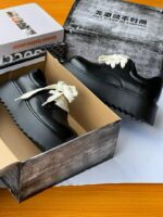 White Chunky Platform Sneakers