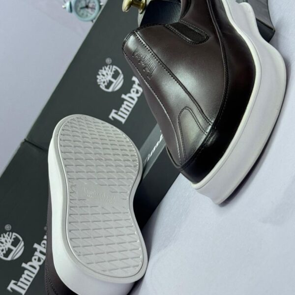 Brown Leather Slip-On Shoes