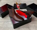 Christian Louboutin Samson Men’s Black Leather Boots