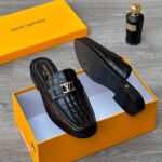 Major Mens Brown Alligator Print Leather Loafers - Image 3