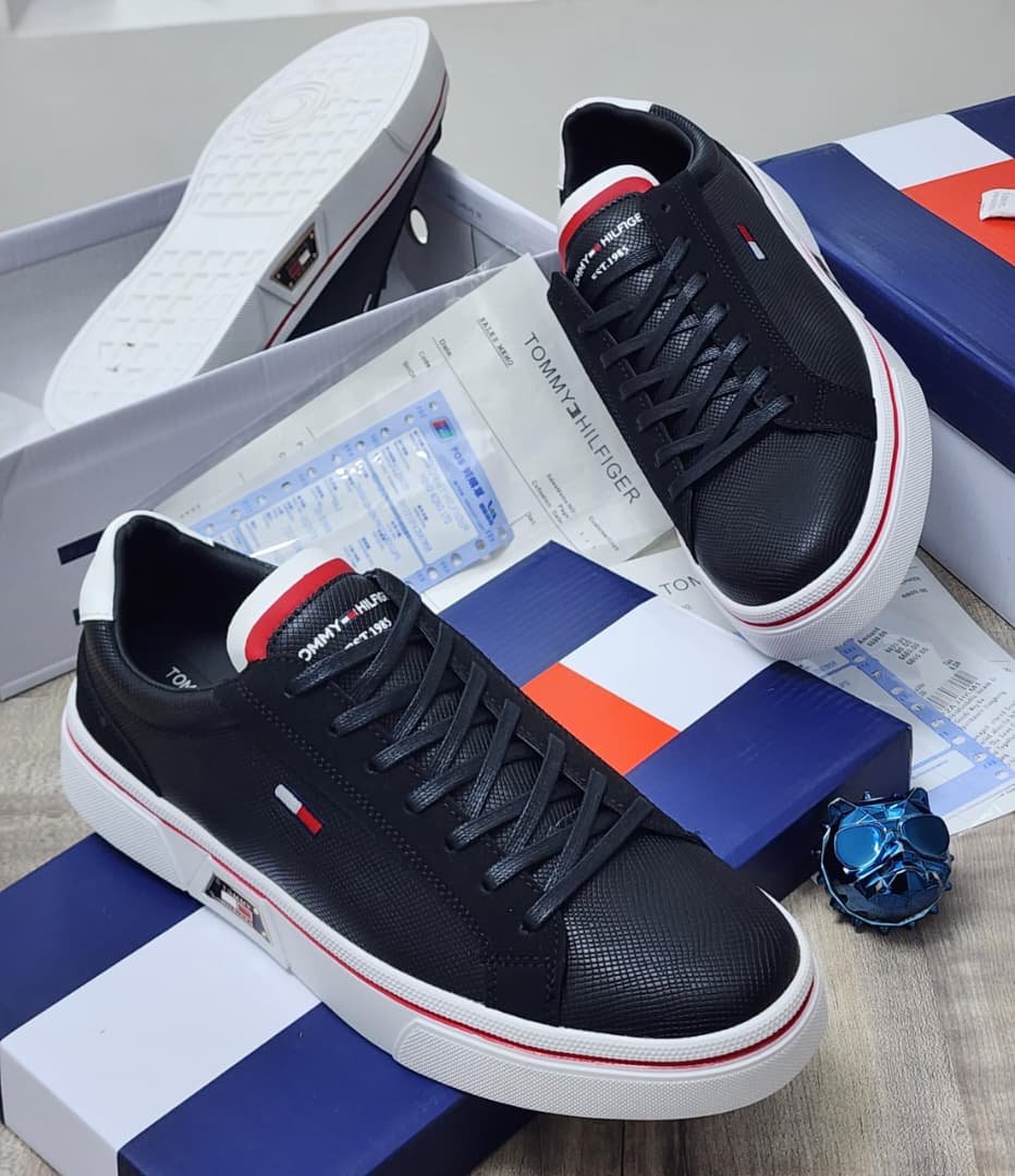 Mens Black Leather Sneakers Mens Black Leather Sneakers