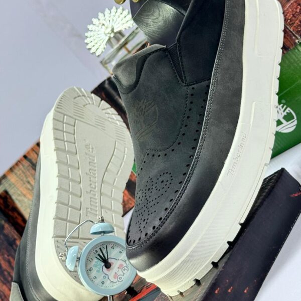 Men's Black Suede Slip-On Shoes
