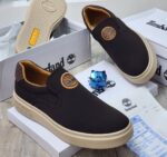 Mens Blue Slip On Sneakers - Image 3