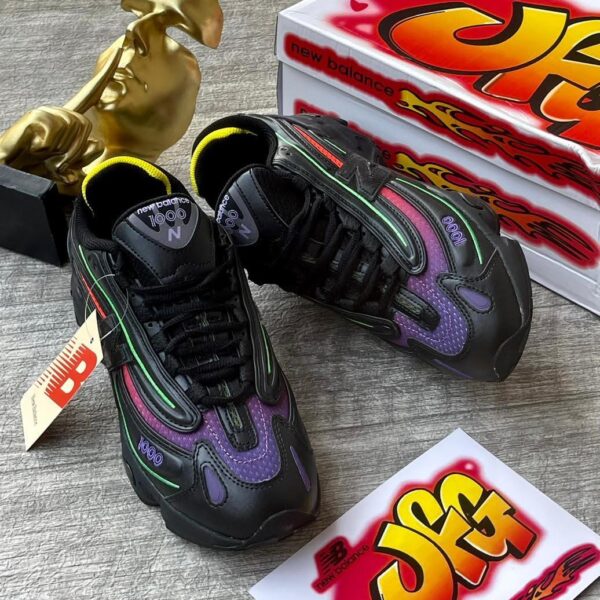 New Balance 1000 "Reflective Black Multi-Color" Sneakers