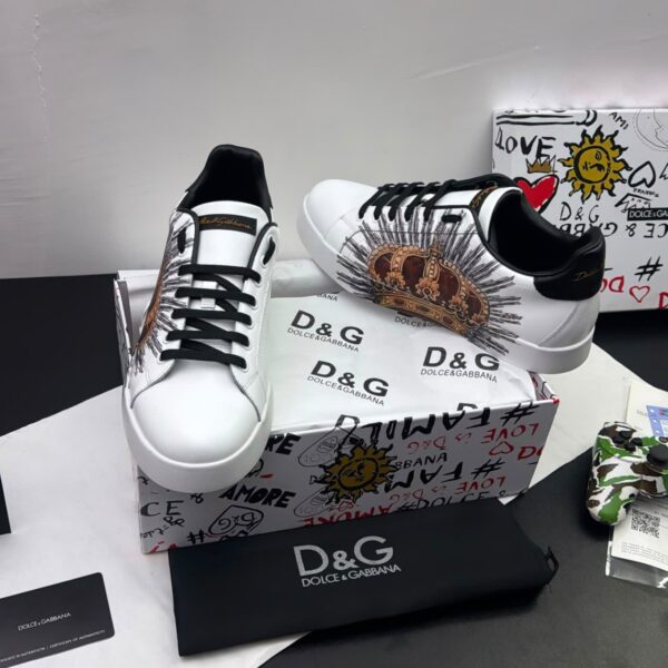 Portofino Crown Graphic Sneakers