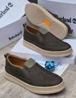 Timberland Olive Suede Slip-On Shoes