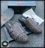 Desaudage Black Luxury Leather Half Shoes