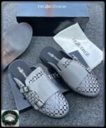 Desaudage Black Luxury Leather Half Shoes - Image 3
