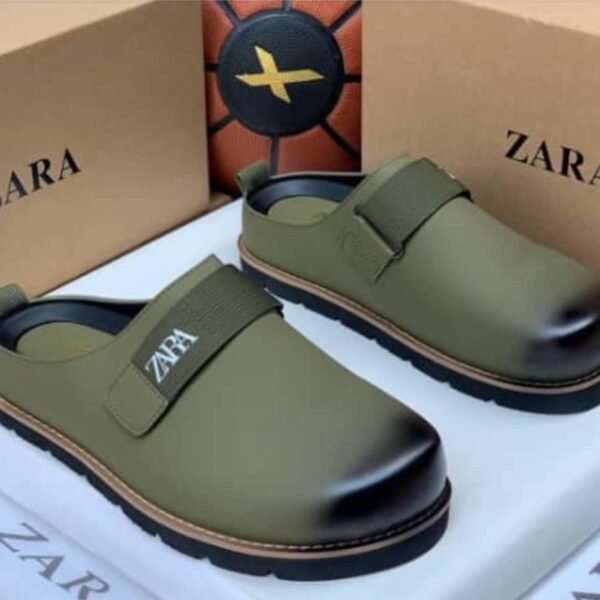Zara Suede Mule Slip