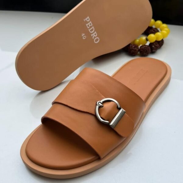 Pedro Tan Slide Sandals