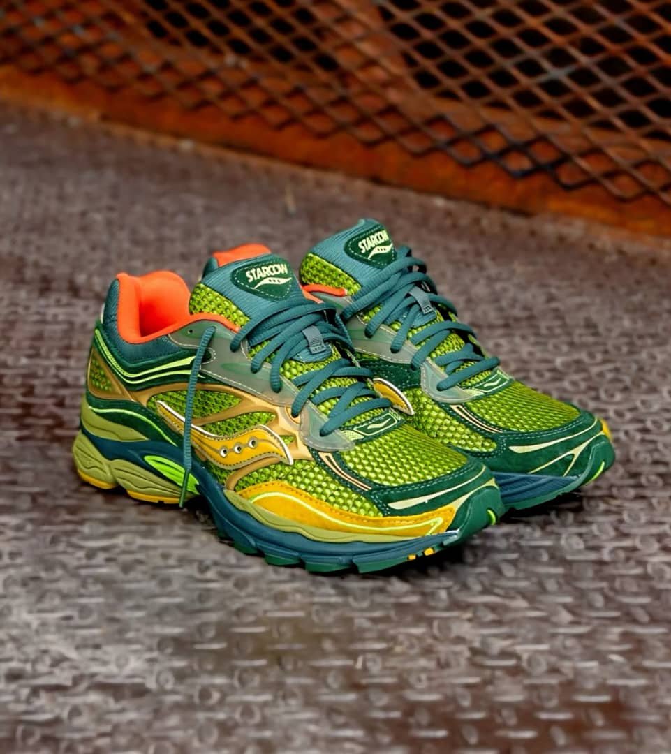 Starcow x Saucony ProGrid Omni 9 Nature Acts Man Does Mens Sneakers Starcow x Saucony ProGrid Omni 9 Nature Acts Man Does Mens Sneakers
