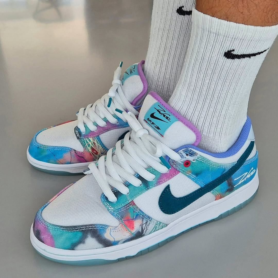 Nike SB Dunk Low x Futura Laboratories Bleached Aqua Geode Teal Mens Sneakers Nigeria Nike SB Dunk Low x Futura Laboratories Bleached Aqua Geode Teal Mens Sneakers Nigeria