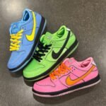 Powerpuff Girls x Nike SB Dunk Low Blossom Bubbles Buttercup Mens Sneakers