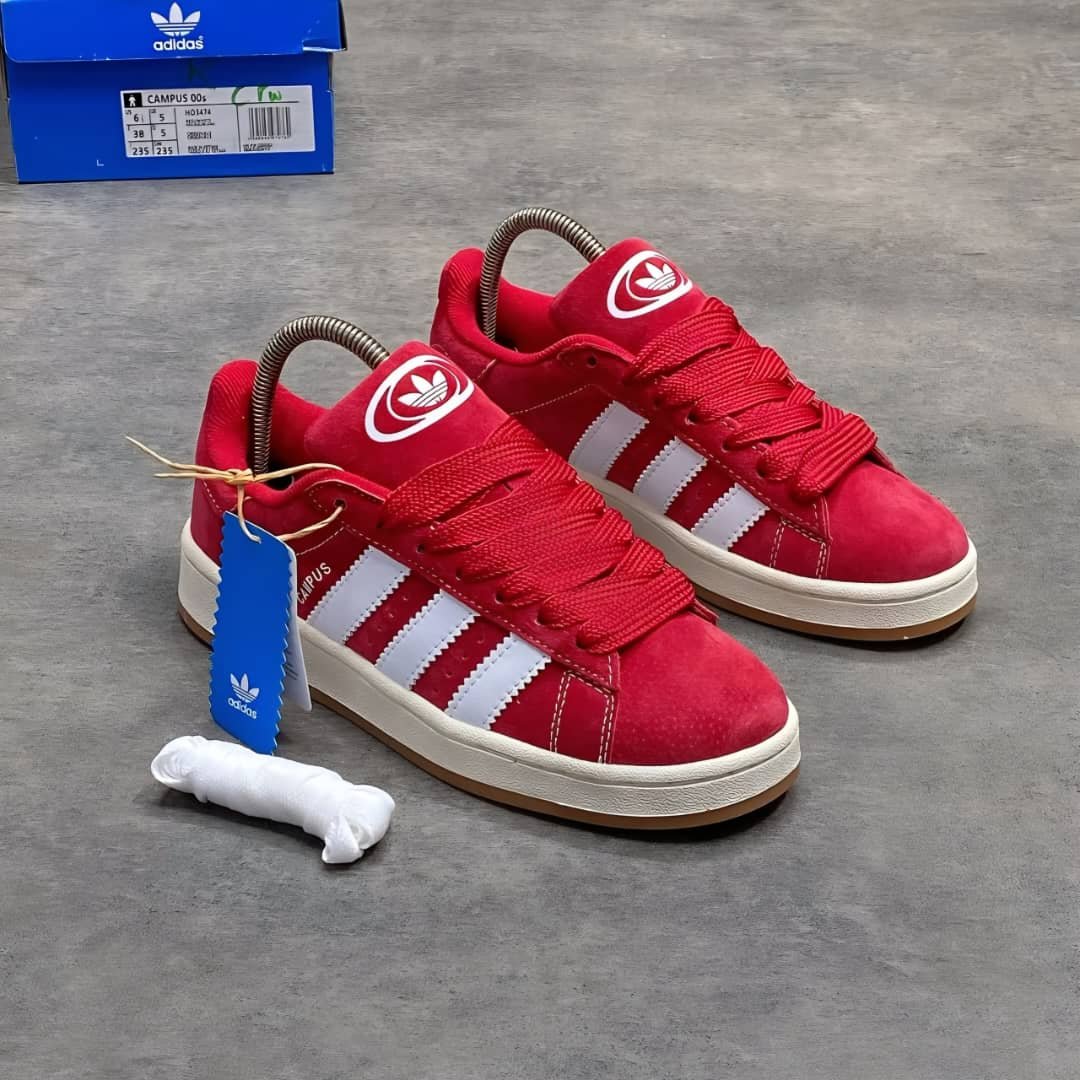 Adidas Campus 00s Better Scarlet Cloud White Off White Mens Luxury Suede Sneakers Casual Shoes Adidas Campus 00s Better Scarlet Cloud White Off White Mens Luxury Suede Sneakers Casual Shoes